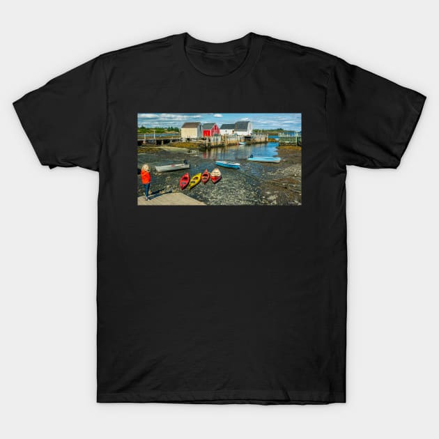 Low Tide at Blue Rocks 04 T-Shirt by kenmo